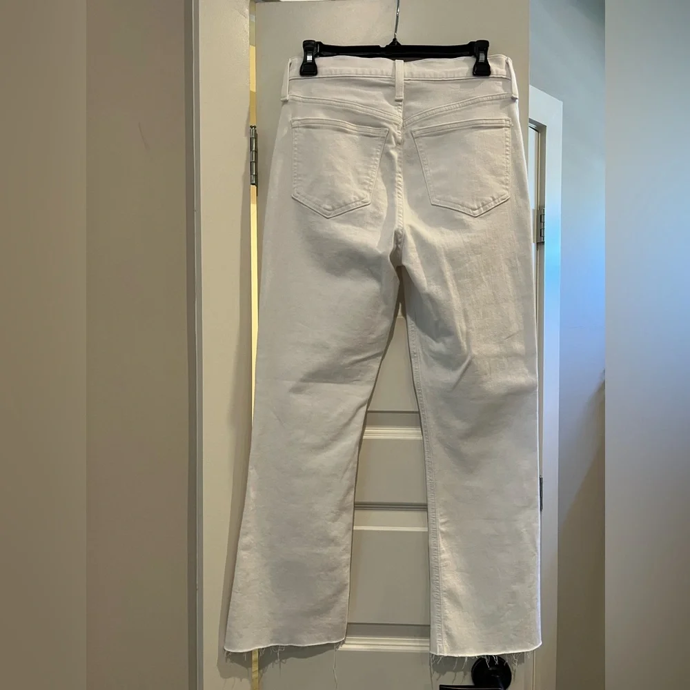 Jcrew White Denim Demi Boot Crop - Picture 11 of 12